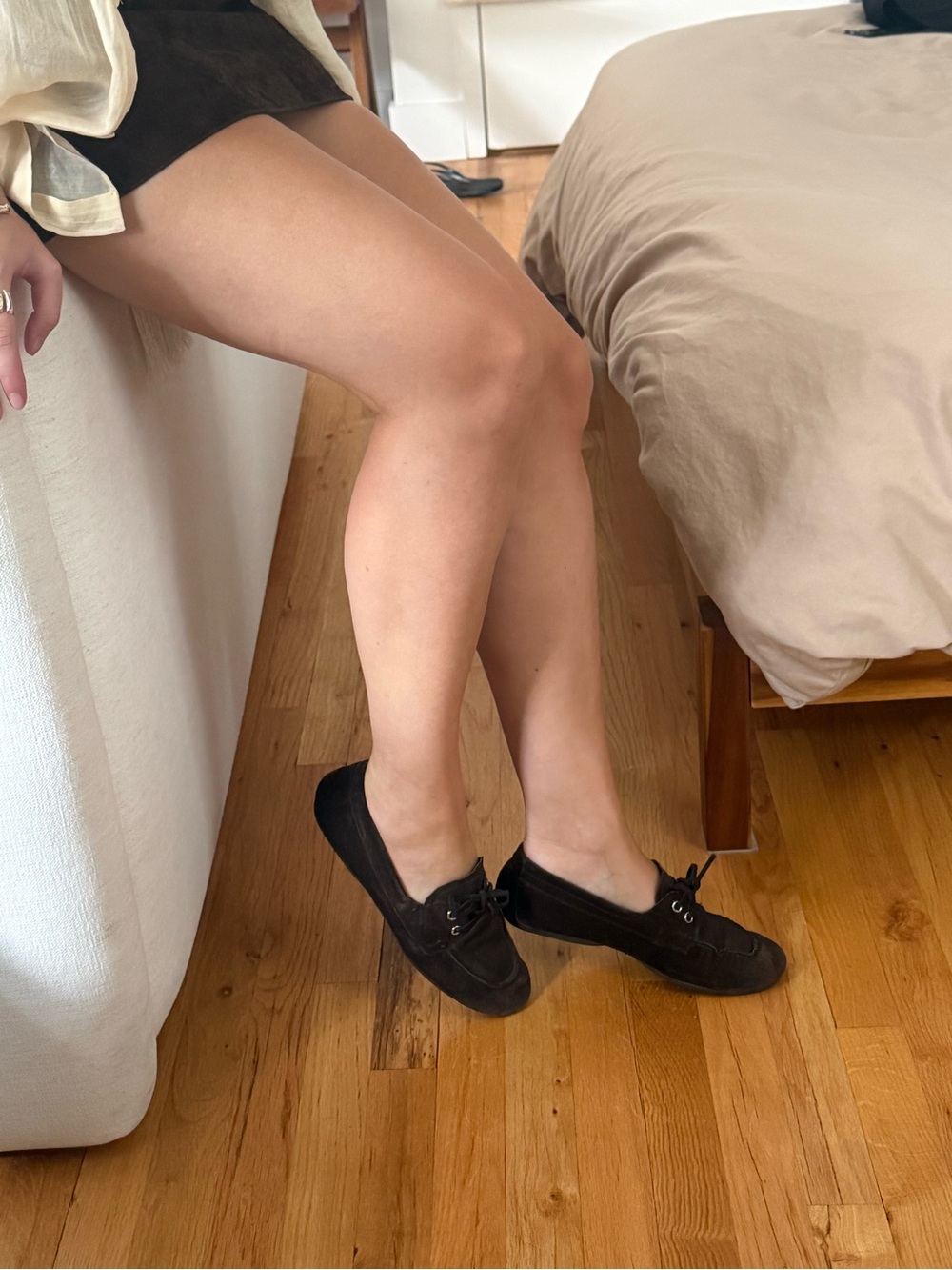 Suede Loafers from Massimo Dutti